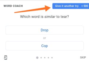 Google Word Coach Another Level